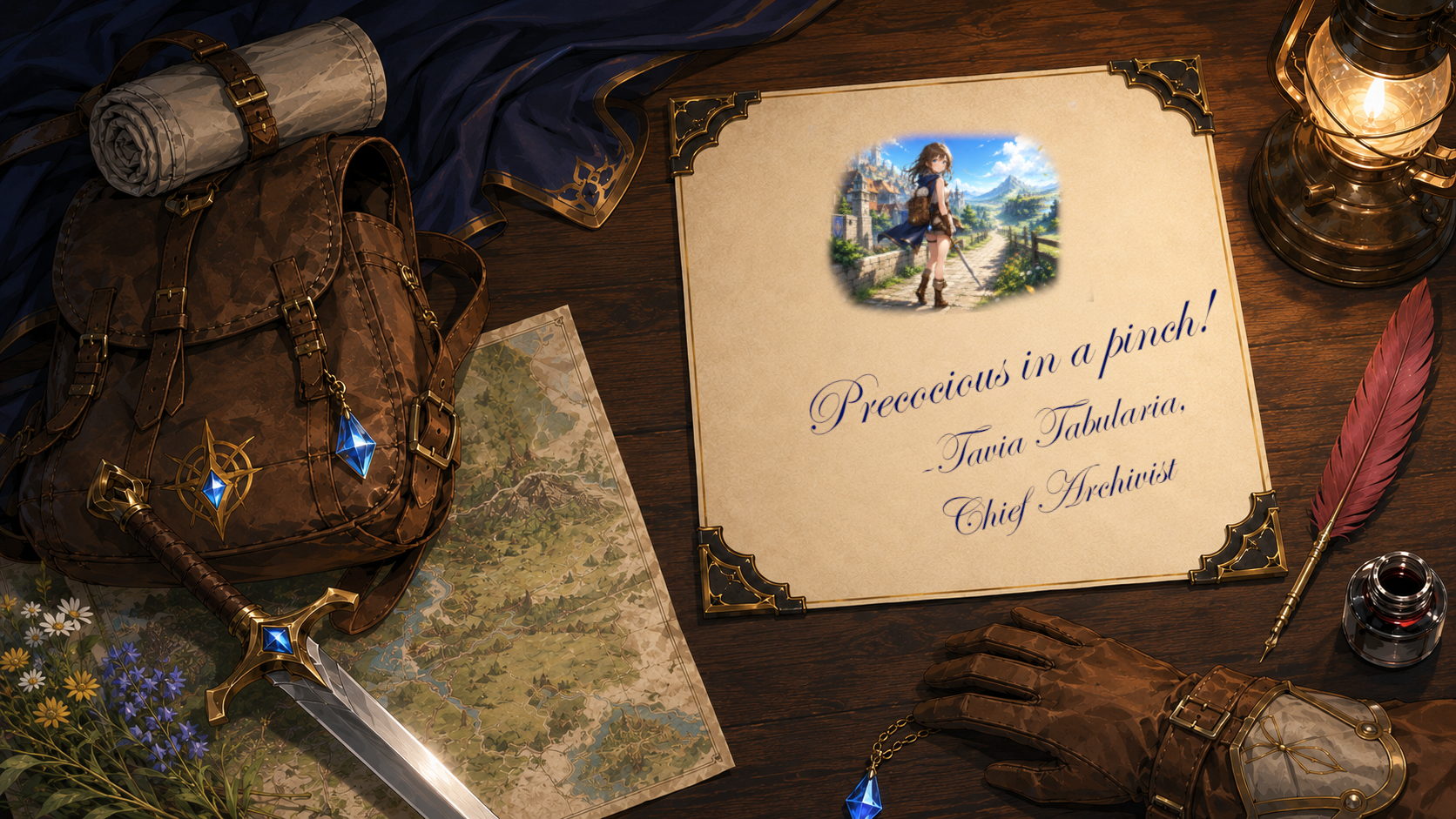 Tavia’s Curator’s Note describes Ana of Tyle as precocious in a pinch